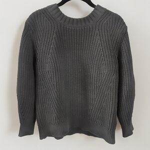 Everlane Black Heavy Knit Sweater